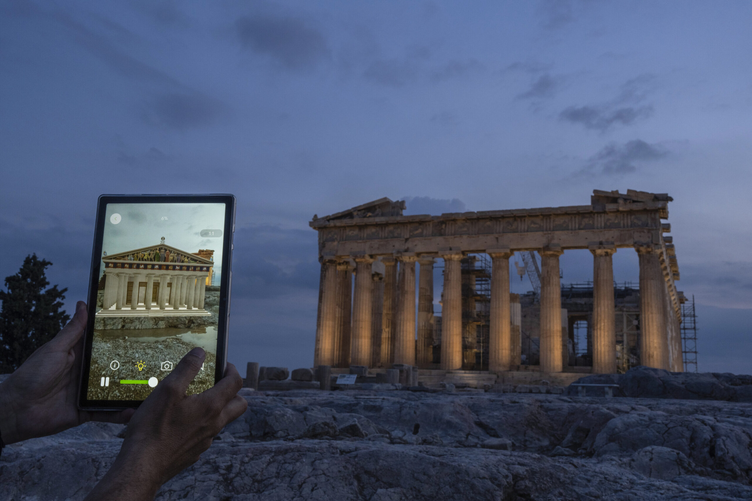 An app shows how ancient Greek sites looked thousands of years ago. It’s a glimpse of future tech